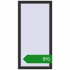 Ціноутворення Вікна 600x1200 мм REHAU Euro 70 ANTHRACITE_GREY_GLATT з двох сторін. Ціна: $90.18