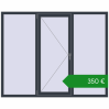 Ціноутворення Вікна 2000x1600 мм REHAU Euro 60. Ціна: €350.02