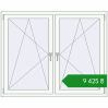 Ціноутворення Вікна 1485x1200 мм REHAU Euro 60 Білий (RAL 9016) з двох сторін. Ціна: ₴9,424.86