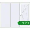 Ціноутворення Вікна 2500x2100 мм REHAU Euro 60 Білий (RAL 9016) з двох сторін. Ціна: ₴16,339.04