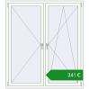 Ціноутворення Вікна 1500x1700 мм REHAU Euro 70 Білий (RAL 9016) з двох сторін. Ціна: €341.29