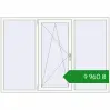 Ціноутворення Tilt-and-Turn 1850x1300 mm REHAU Euro 70 RAL 9016 Traffic white two-sided. Ціна: ₴9,960.39