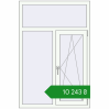Ціноутворення Вікна 1000x1500 мм REHAU Euro 70 GOLDEN OAK ззовні. Ціна: ₴10,242.65