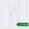 Ціноутворення Вікна 1749x1800 мм REHAU Euro 60 Білий (RAL 9016) з двох сторін. Ціна: ₴12,753.79