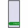 Ціноутворення Вікна 900x2100 мм REHAU Euro 70 ANTHRACITE_GREY_STRUKTURAL з двох сторін. Ціна: ₴8,959.92