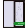 Ціноутворення Вікна 1200x1500 мм REHAU SYNEGO MD BLACK_BROWN з двох сторін. Ціна: ₴18,552.70