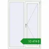 Ціноутворення Вікна 1080x1590 мм REHAU Brillant-Design Білий (RAL 9016) з двох сторін. Ціна: ₴10,473.67