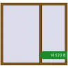 Ціноутворення Вікна 1500x1400 мм REHAU Brillant-Design GOLDEN OAK з двох сторін. Ціна: ₴14,520.16
