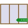 Ціноутворення Вікна 2020x1490 мм REHAU Euro 70 LIGHT_OAK з двох сторін. Ціна: ₴14,902.68