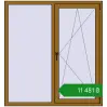 Ціноутворення Вікна 1400x1500 мм REHAU Euro 60 LIGHT_OAK з двох сторін. Ціна: ₴11,480.81