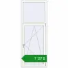 Ціноутворення Вікна 770x2010 мм REHAU Euro 60 Білий (RAL 9016) з двох сторін. Ціна: ₴7,137.10