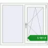 Ціноутворення Вікна 1108x990 мм REHAU Euro 70 Білий (RAL 9016) з двох сторін. Ціна: ₴5,980.81