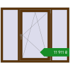 Ціноутворення Вікна 1500x1200 мм REHAU Euro 60 WALNUT з двох сторін. Ціна: ₴11,910.76