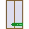 Ціноутворення Вікна 1100x1800 мм REHAU Euro 60 LIGHT_OAK з двох сторін. Ціна: ₴8,178.65