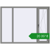 Ціноутворення Вікна 2000x1500 мм Altest Pony 375 RAL 9007 Grey aluminium з двох сторін. Ціна: ₴20,357.47