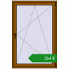Ціноутворення Вікна 1000x1500 мм REHAU Euro 60. Ціна: €264.31