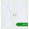 Ціноутворення Вікна 1390x1480 мм REHAU Euro 60. Ціна: €239.53