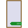 Ціноутворення Вікна 1000x1800 мм REHAU Brillant-Design LIGHT_OAK з двох сторін. Ціна: €233.45