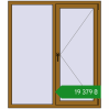 Ціноутворення Вікна 1300x1500 мм REHAU SYNEGO MD LIGHT_OAK з двох сторін. Ціна: ₴19,378.93
