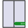 Ціноутворення Вікна 1500x1800 мм REHAU Euro 60 ANTHRACITE_GREY_GLATT з двох сторін. Ціна: $204.17