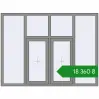 Ціноутворення Вікна 2000x1500 мм Altest Pony 375 RAL 9007 Grey aluminium з двох сторін. Ціна: ₴18,359.75