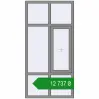 Ціноутворення Вікна 1000x2000 мм Altest Pony 375 RAL 9007 Grey aluminium з двох сторін. Ціна: ₴12,737.04