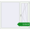 Ціноутворення Tilt-and-Turn 1500x1400 mm REHAU Euro 70 RAL 9016 Traffic white two-sided. Ціна: ₴12,814.20