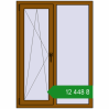 Ціноутворення Вікна 1000x1400 мм REHAU Euro 60 GOLDEN OAK з двох сторін. Ціна: ₴12,448.30