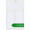 Ціноутворення Вікна 1300x2150 мм REHAU Euro 70 Білий (RAL 9016) з двох сторін. Ціна: ₴14,791.56