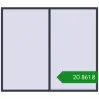 Ціноутворення Вікна 2300x2000 мм REHAU Euro 70 ANTHRACITE_GREY_STRUKTURAL з двох сторін. Ціна: ₴20,861.39