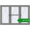 Ціноутворення Вікна 1800x1200 мм Altest Pony 375 RAL 9007 Grey aluminium з двох сторін. Ціна: ₴34,710.58