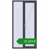 Ціноутворення Вікна 1080x2120 мм REHAU SYNEGO MD ANTHRACITE_GREY_STRUKTURAL з двох сторін. Ціна: ₴25,309.13