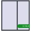 Ціноутворення Вікна 1450x1550 мм REHAU SYNEGO MD ANTHRACITE_GREY_STRUKTURAL з двох сторін. Ціна: ₴15,918.06