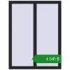 Ціноутворення Вікна 850x1110 мм REHAU Euro 60 BLACK_ULTI-MATT з двох сторін. Ціна: ₴4,541.34