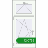 Ціноутворення Вікна 600x1200 мм Altest Pony 375 RAL 9016 Traffic white з двох сторін. Ціна: ₴12,073.25