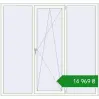 Ціноутворення Вікна 2000x1900 мм REHAU Euro 70 Білий (RAL 9016) з двох сторін. Ціна: ₴14,968.73