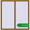 Ціноутворення Вікна 1450x1500 мм REHAU Euro 70 GOLDEN OAK з двох сторін. Ціна: ₴12,134.38