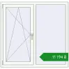 Ціноутворення Вікна 1280x1230 мм REHAU SYNEGO MD Білий (RAL 9016) з двох сторін. Ціна: ₴11,193.64