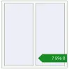 Ціноутворення Вікна 1290x1340 мм REHAU Euro 70 Білий (RAL 9016) з двох сторін. Ціна: ₴7,595.67