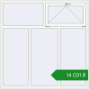 Ціноутворення Вікна 1800x1800 мм Altest Pony 375 RAL 9016 Traffic white з двох сторін. Ціна: ₴14,030.60