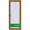 Ціноутворення Вікна 840x2030 мм REHAU Euro 70 LIGHT_OAK з двох сторін. Ціна: ₴14,968.64