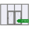 Ціноутворення Вікна 2000x1500 мм Altest Pony 375 RAL 9007 Grey aluminium з двох сторін. Ціна: ₴27,928.12