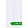 Ціноутворення Вікна 1400x2400 мм REHAU Brillant-Design Білий (RAL 9016) з двох сторін. Ціна: ₴13,626.09