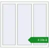 Ціноутворення Вікна 1095x1036 мм REHAU Euro 60 Білий (RAL 9016) з двох сторін. Ціна: ₴4,336.07