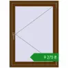 Ціноутворення Вікна 870x1180 мм REHAU Euro 70 WALNUT з двох сторін. Ціна: ₴9,275.32