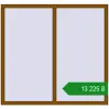 Ціноутворення Вікна 1600x1500 мм REHAU Euro 70 GOLDEN OAK з двох сторін. Ціна: ₴13,225.44