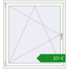 Ціноутворення Вікна 1170x1280 мм REHAU Euro 60. Ціна: €201.18