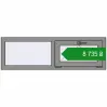 Ціноутворення Вікна 1300x400 мм Altest Pony 375 RAL 9007 Grey aluminium з двох сторін. Ціна: ₴8,735.07