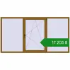 Ціноутворення Вікна 2700x1400 мм REHAU Euro 60 LIGHT_OAK з двох сторін. Ціна: ₴17,205.01