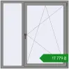 Ціноутворення Вікна 1500x1500 мм Altest Pony 375 RAL 9007 Grey aluminium з двох сторін. Ціна: ₴17,778.95